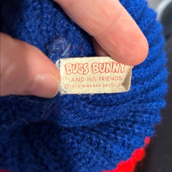 Vintage Yosemite Sam Beanie knit cap Bugs Bunny and his Friends Warner Bros Inc - Picture 2 of 8